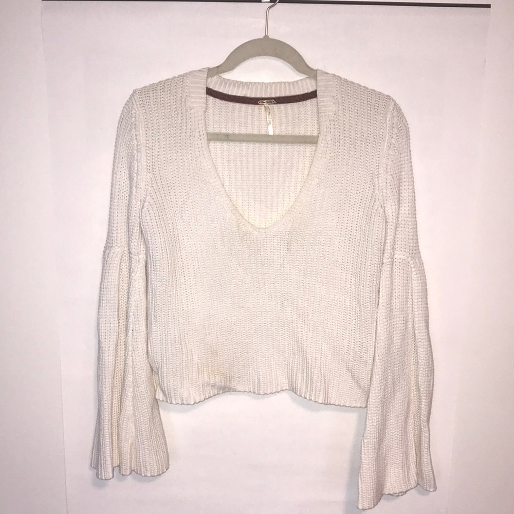 Free people white top size extra small worn a couple times